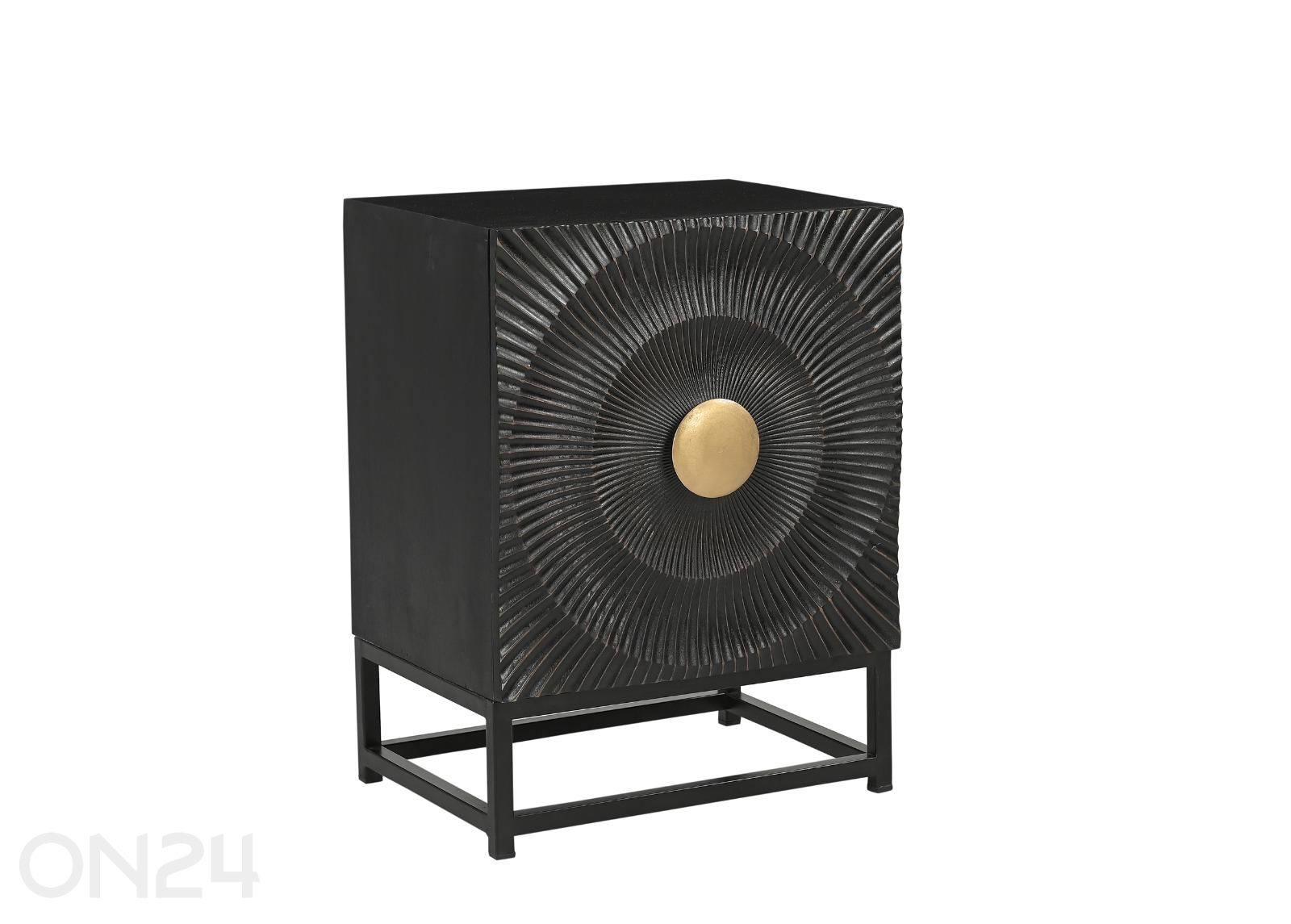 Прикроватная тумба Black Smooth 45 см увеличить