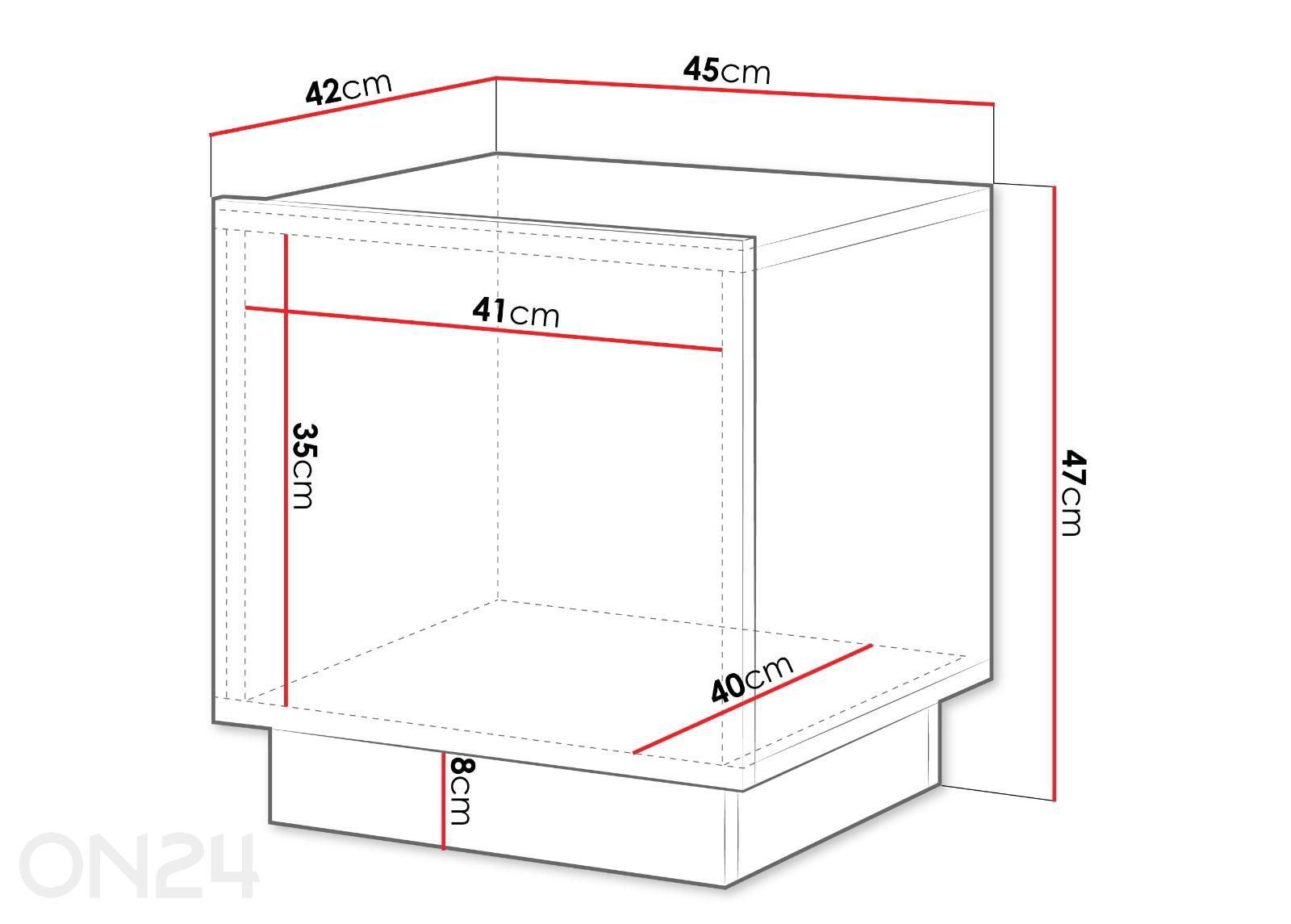 Прикроватная тумба Liverti, 2шт увеличить размеры