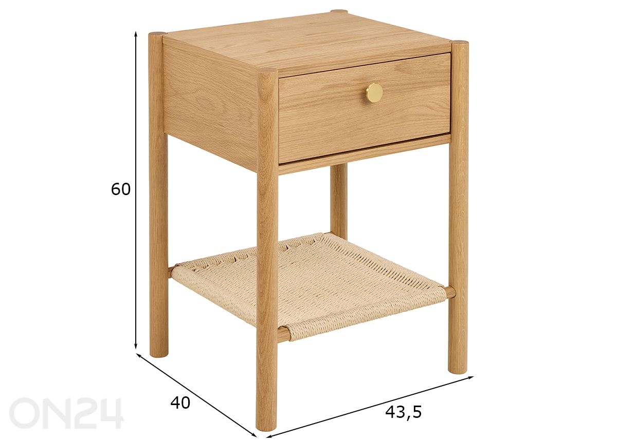 Прикроватная тумба Monfort увеличить размеры