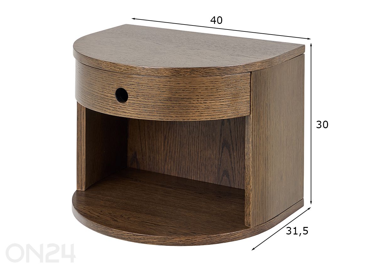 Прикроватная тумба Paron увеличить размеры