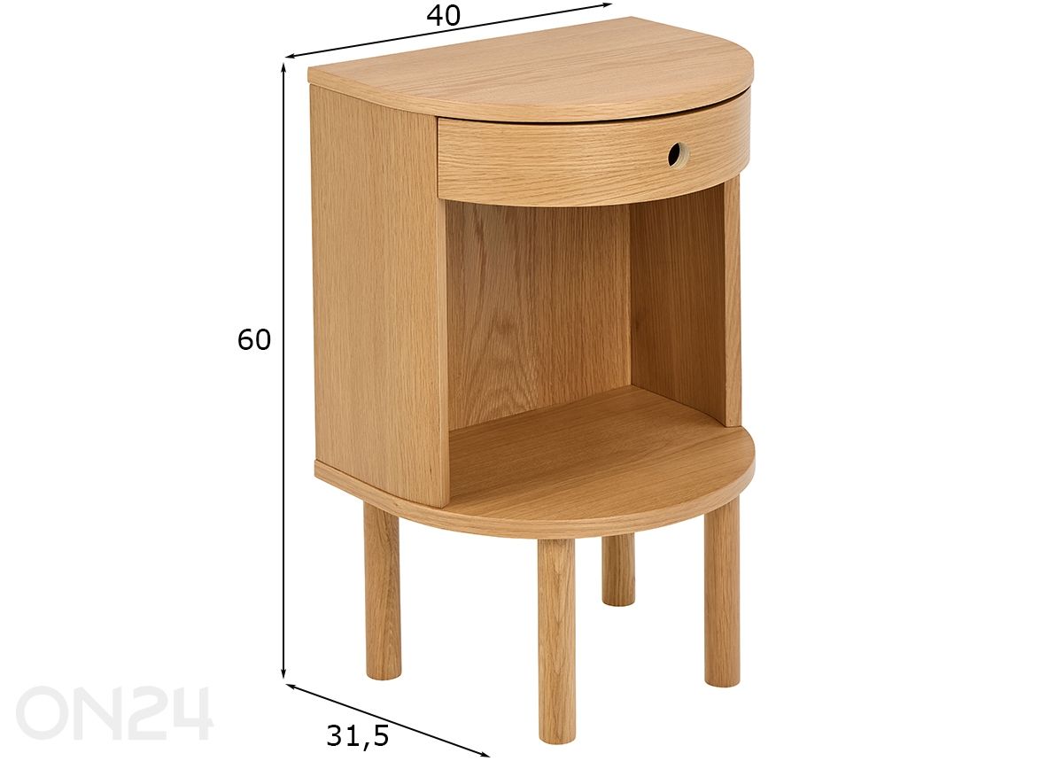 Прикроватная тумба Paron увеличить размеры