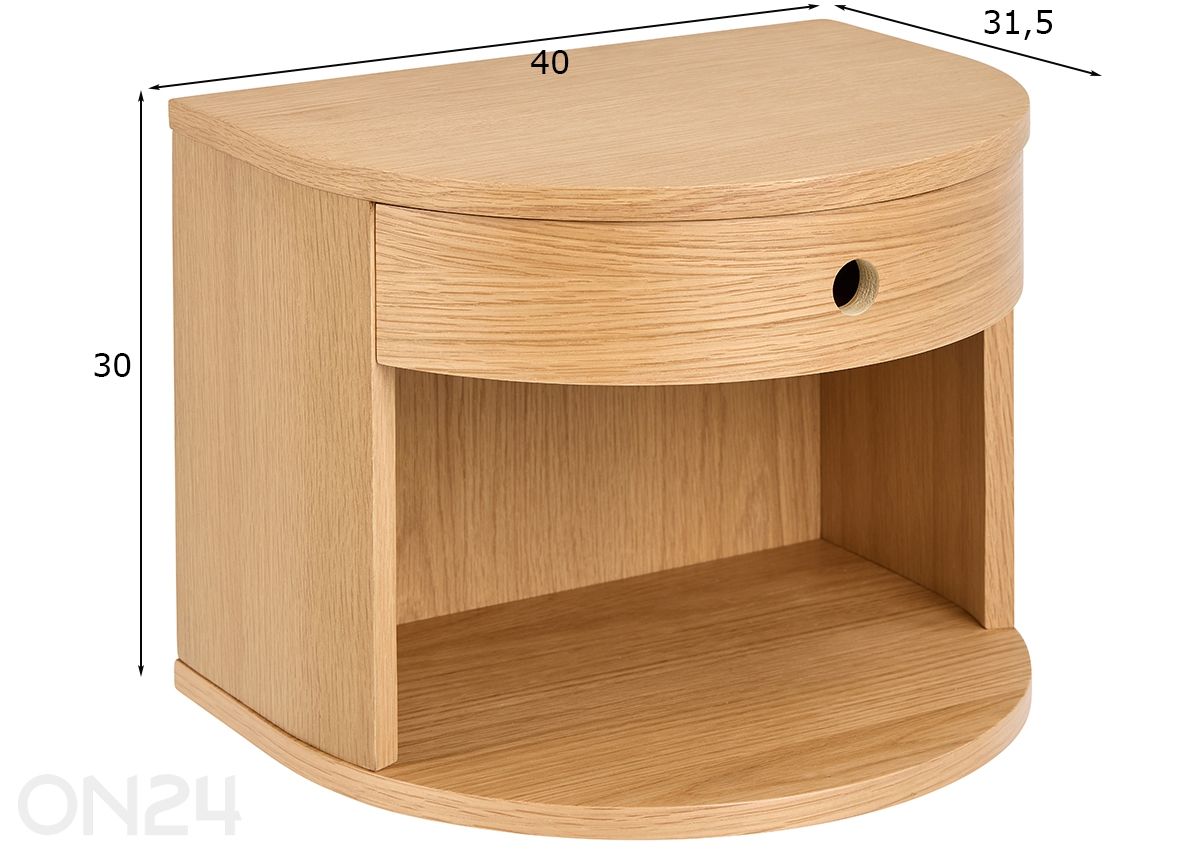 Прикроватная тумба Paron увеличить размеры