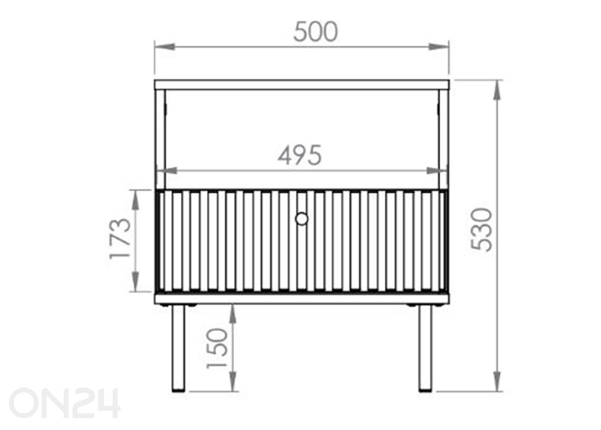 Прикроватная тумба Sophie увеличить размеры