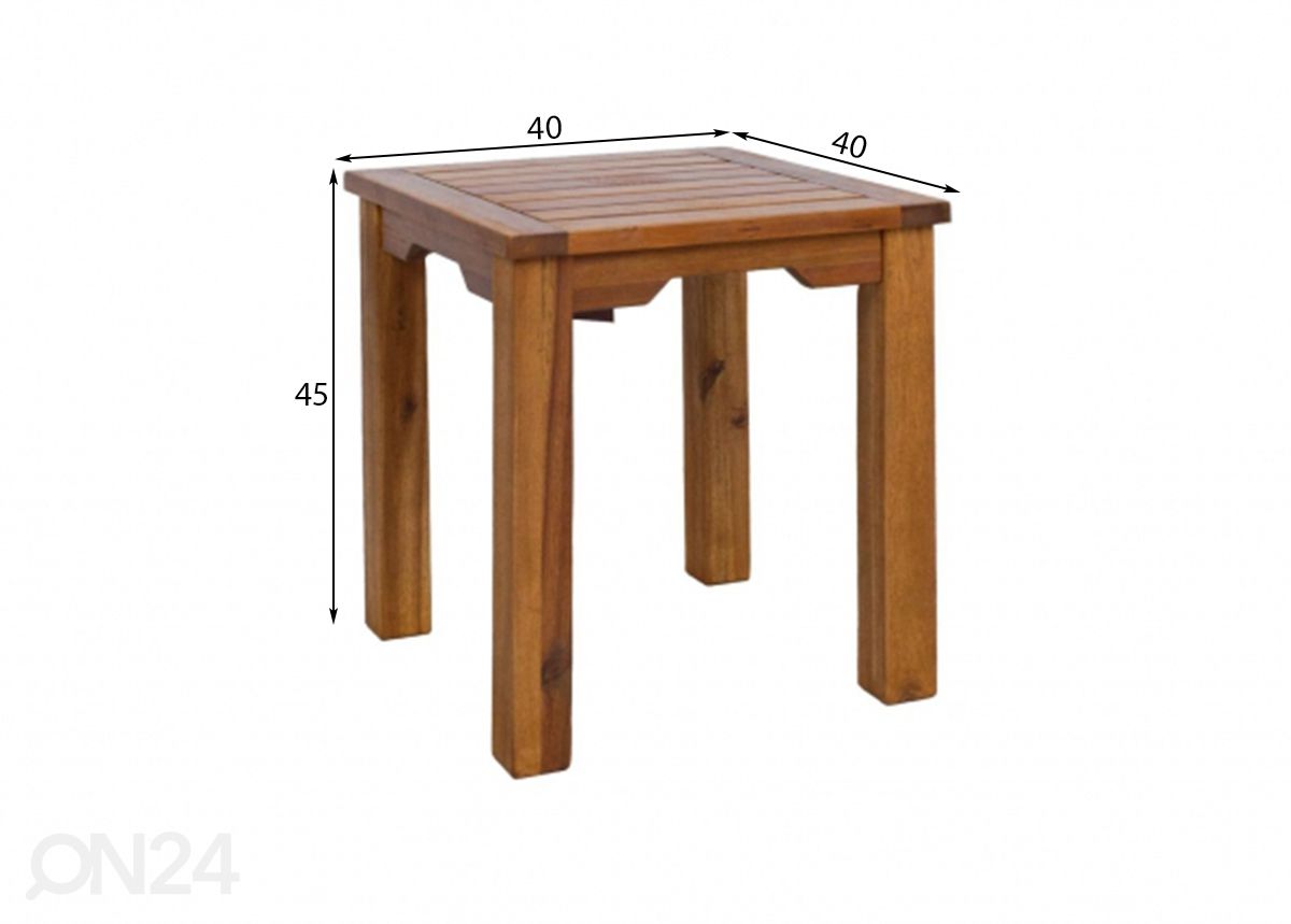 Приставной столик-скамейка Fortuna увеличить размеры