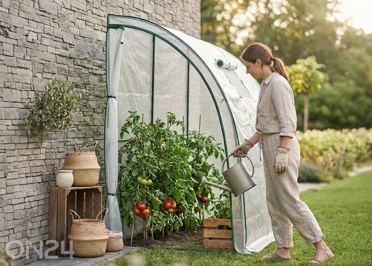 Пристенная теплица 2 м² увеличить