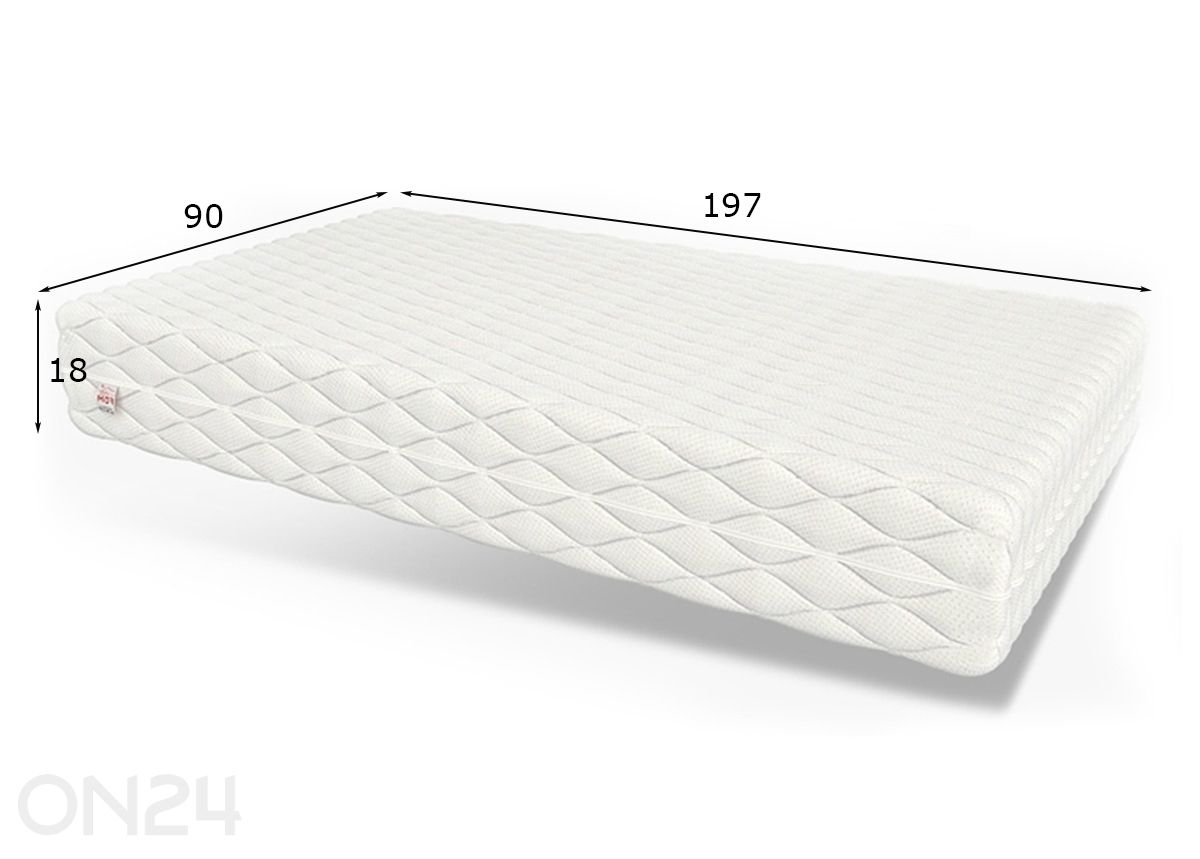 Пружинный матрас 90x200 cm увеличить размеры