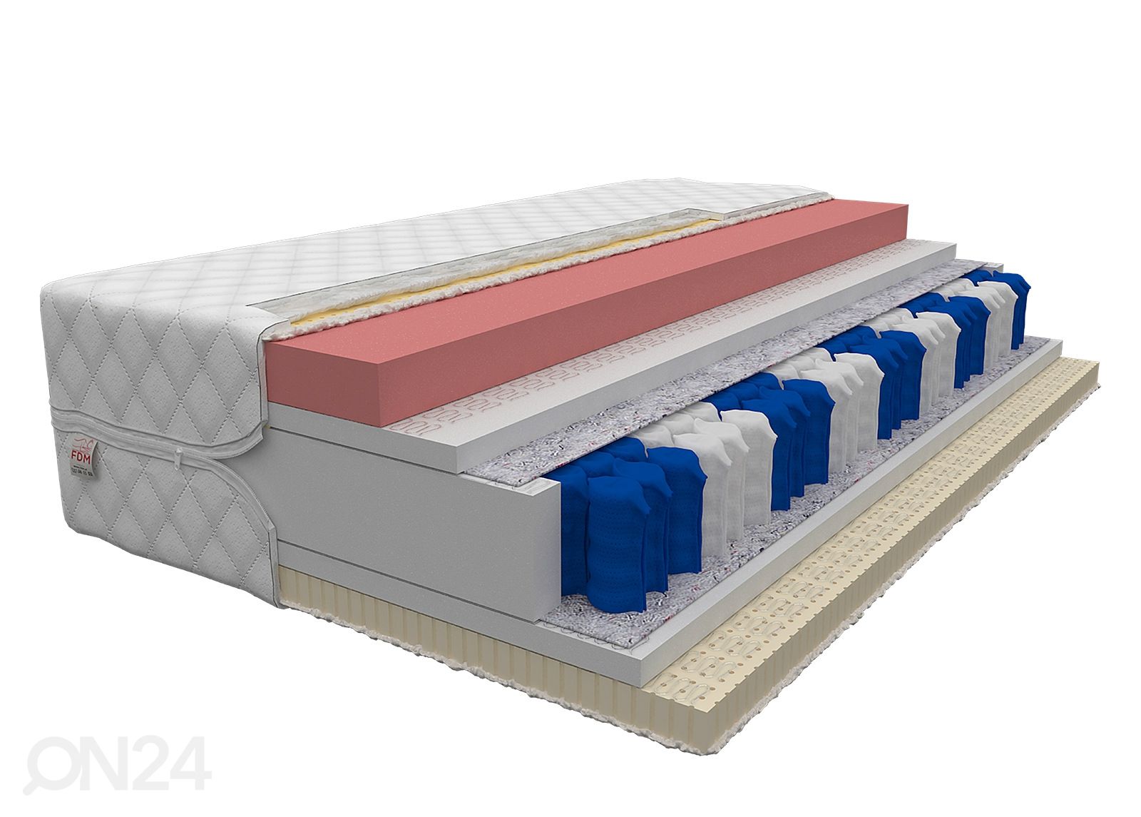 Пружинный матрас Davos 100x200 cm увеличить