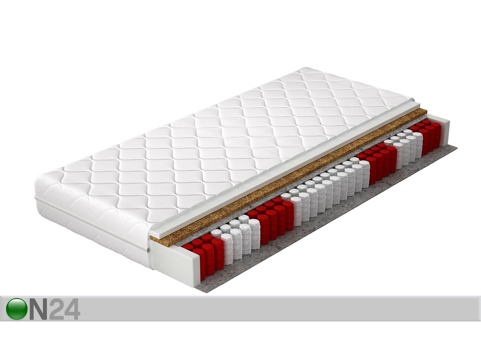 Пружинный матрас Paros Kookos Pocket 80x200 cm увеличить