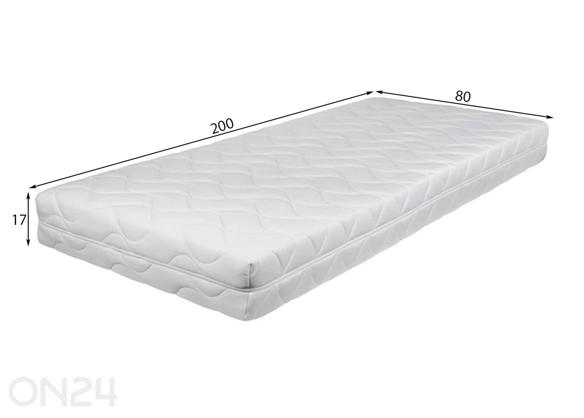 Пружинный матрас Wendre Comfort 80x200 см увеличить размеры
