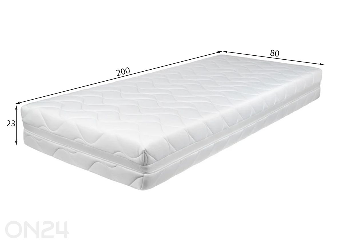 Пружинный матрас Wendre Lux 80x200 см увеличить размеры