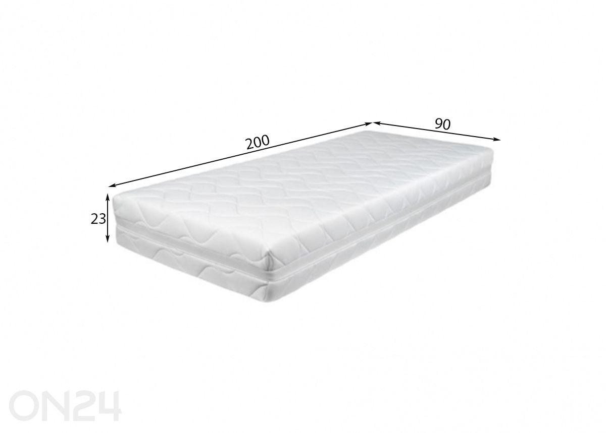 Пружинный матрас Wendre Lux 90x200 см увеличить размеры