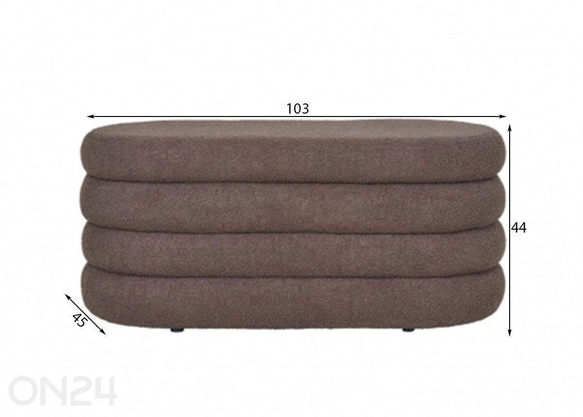 Пуф Dartford увеличить размеры