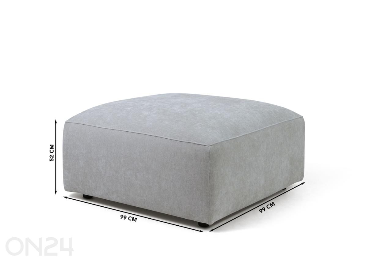 Пуф Milan бежевый увеличить размеры