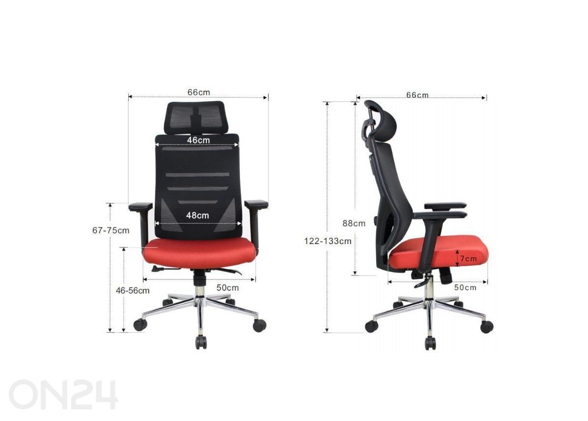 Рабочий стул Norman, черный увеличить размеры