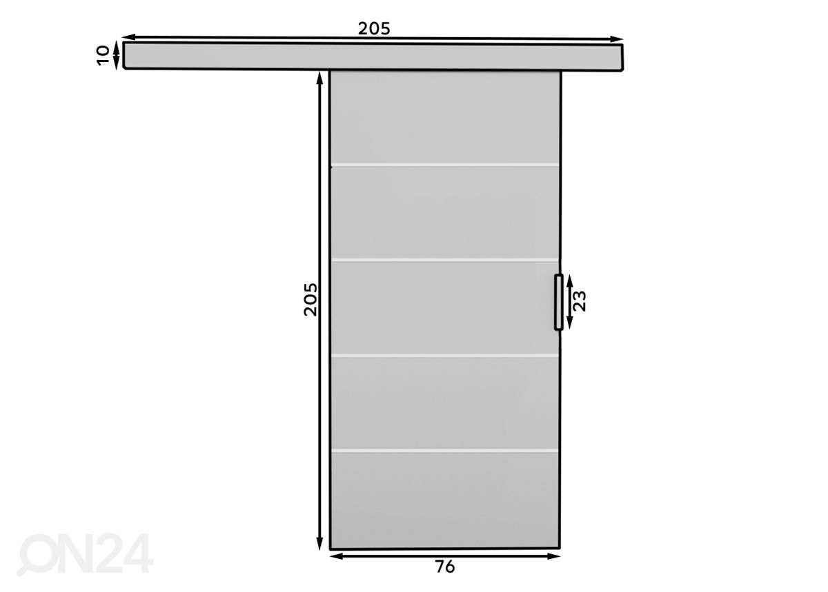 Раздвижная дверь 76 см увеличить размеры