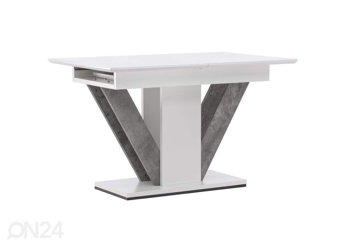 Раздвижной обеденный стол Disa 120/160x80см увеличить