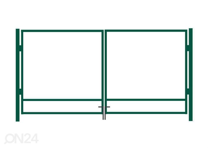 Рама распашных ворот 1,75x4 m увеличить