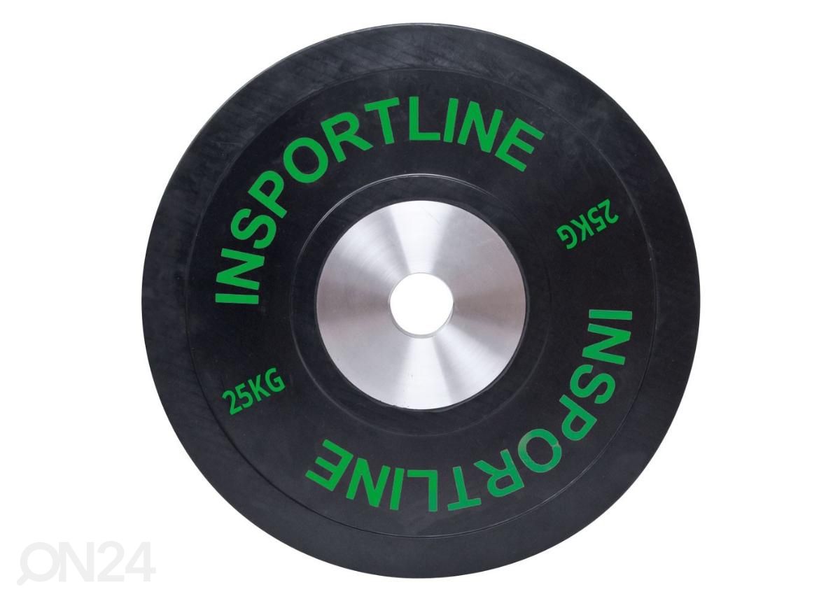 Резиновый дискBumper Plate 25 кг inSPORTline увеличить