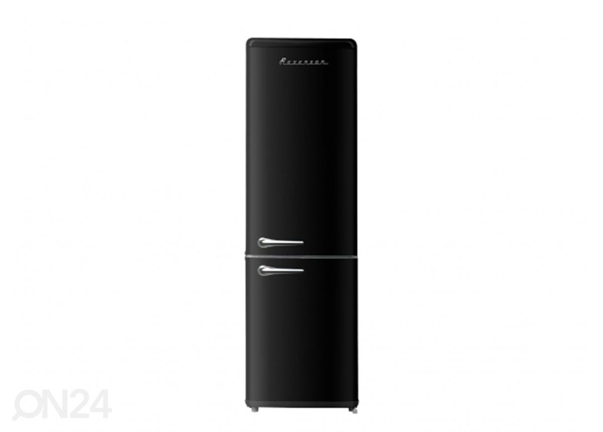 Ретро-холодильник Ravanson LKK250RB, черный увеличить