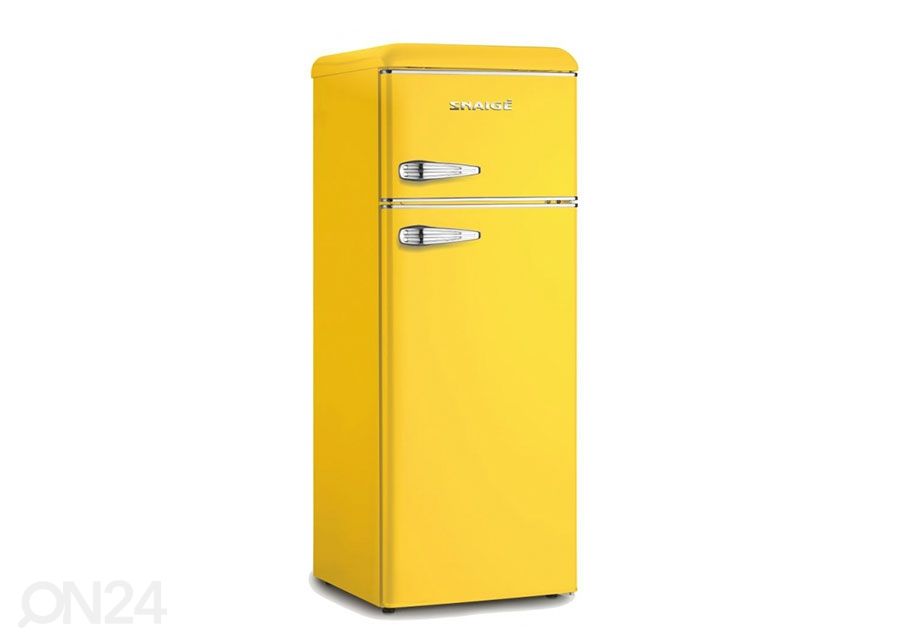 Ретро-холодильник Snaige FR24SM-PRDH0E300ADS6XLT0X, желтый увеличить
