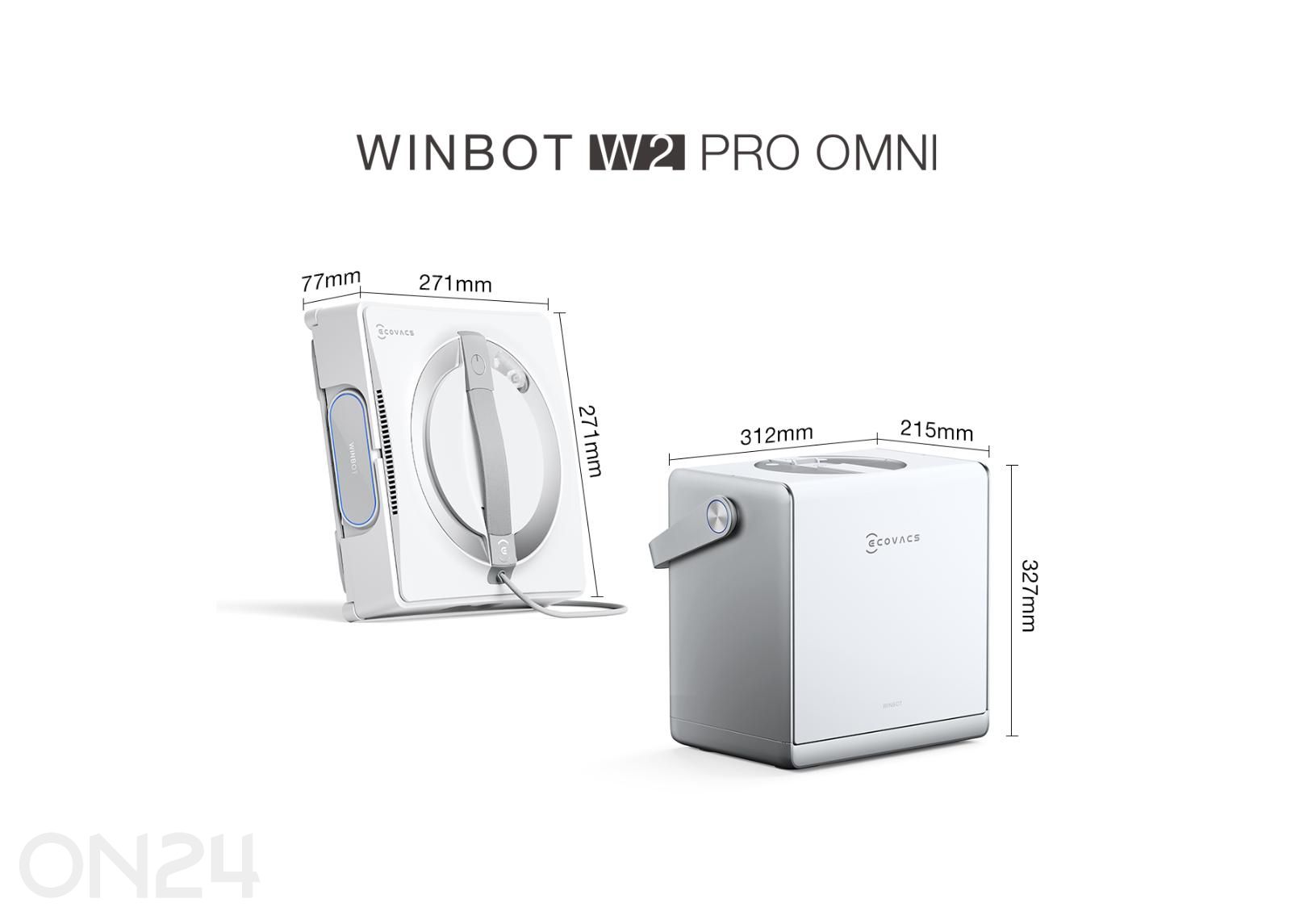 Робот для мытья окон Ecovacs Winbot W2 PRO Omni увеличить размеры