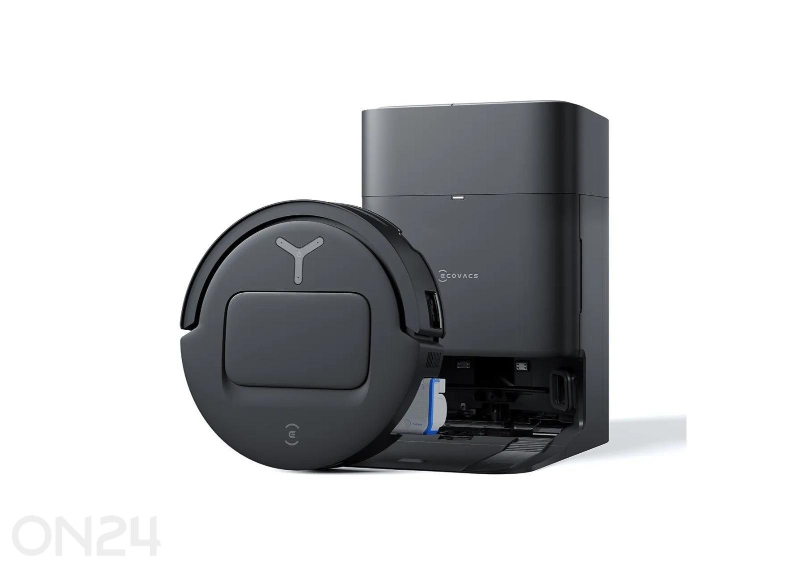 Робот-пылесос Ecovacs Deebot T80 OMNI, сухая и влажная уборка, черный увеличить