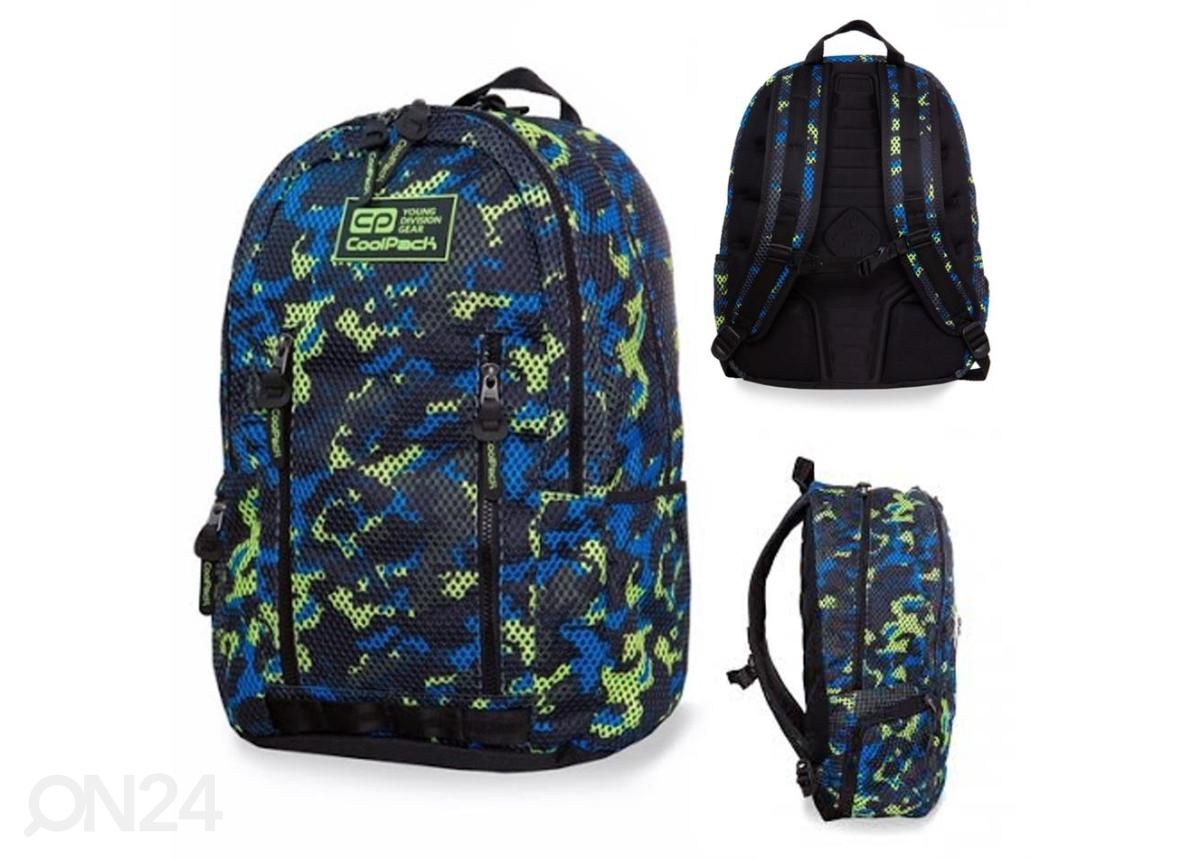 Рюкзак CoolPack Impact II Camo Mesh, желтый увеличить