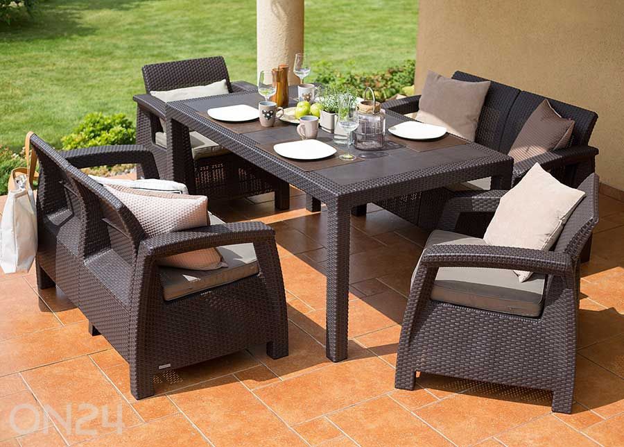 Садовая мебель Keter Corfu Fiesta, коричневая увеличить