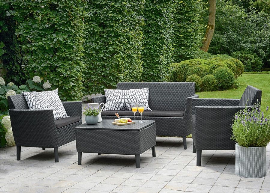 Садовая мебель Keter Salemo, графит увеличить