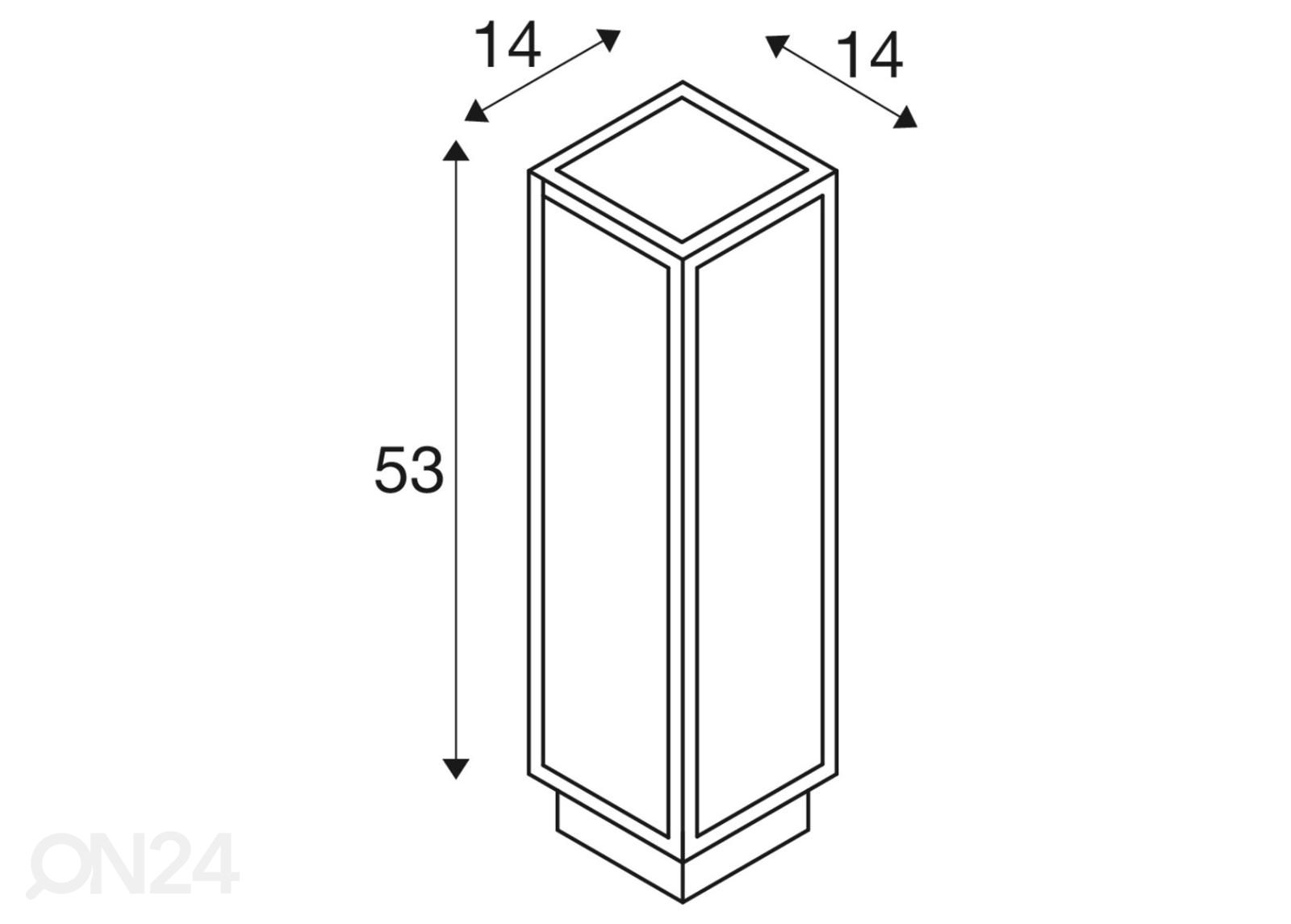 Садово-парковый светильник Quadrulo увеличить размеры