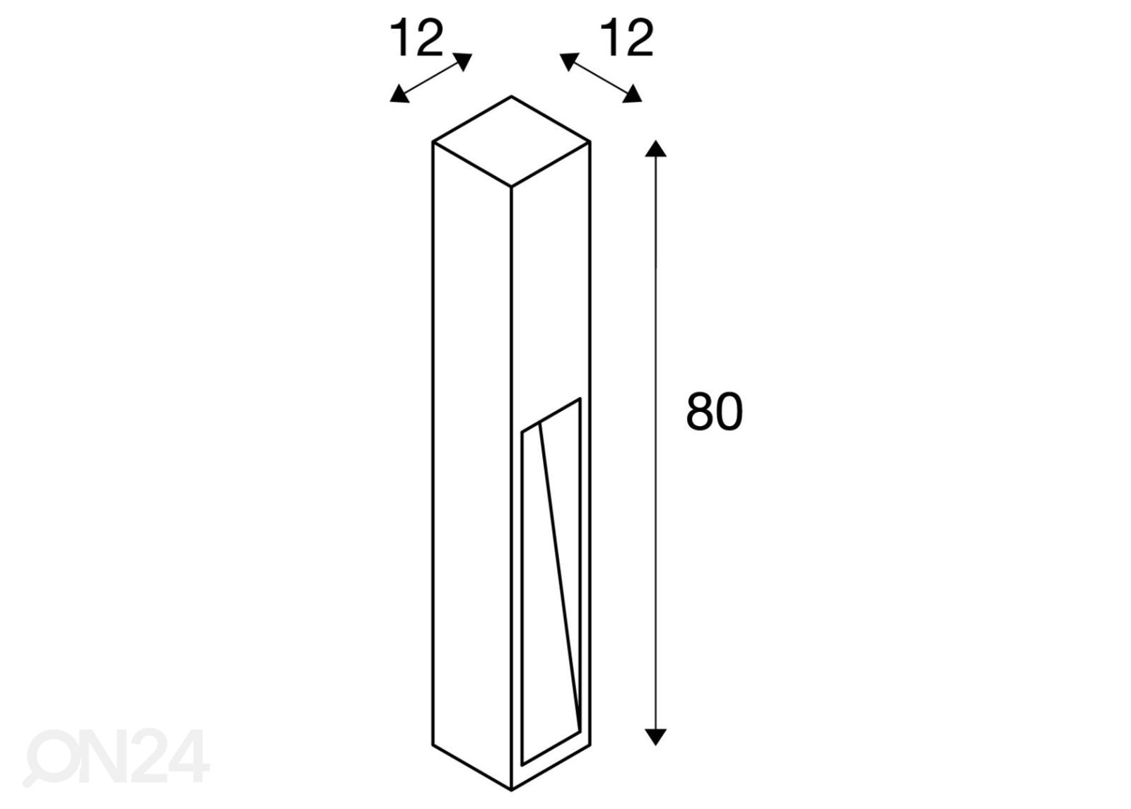 Садово-парковый светильник Rusty 80 увеличить размеры