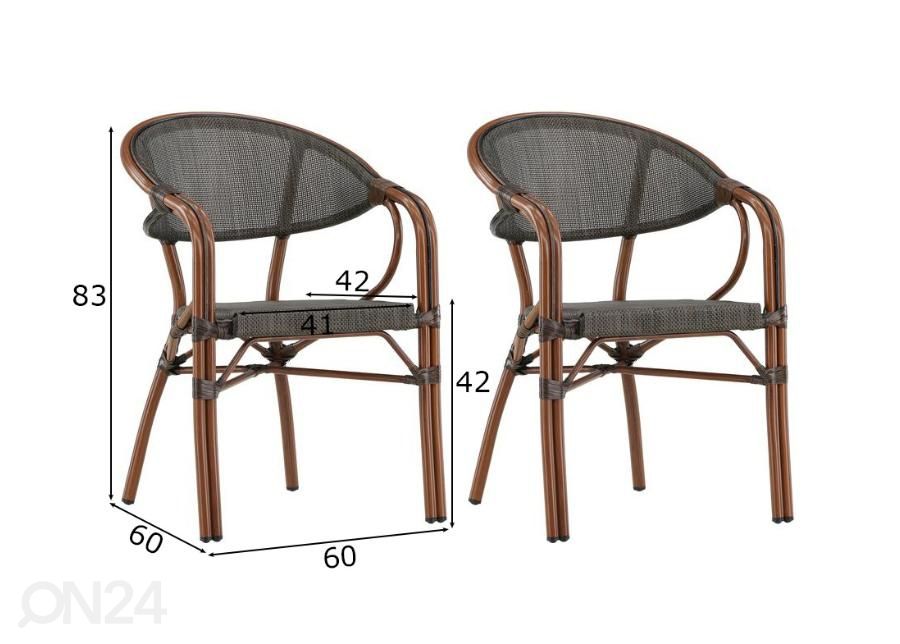 Садовые стулья Vila, 2 шт увеличить размеры