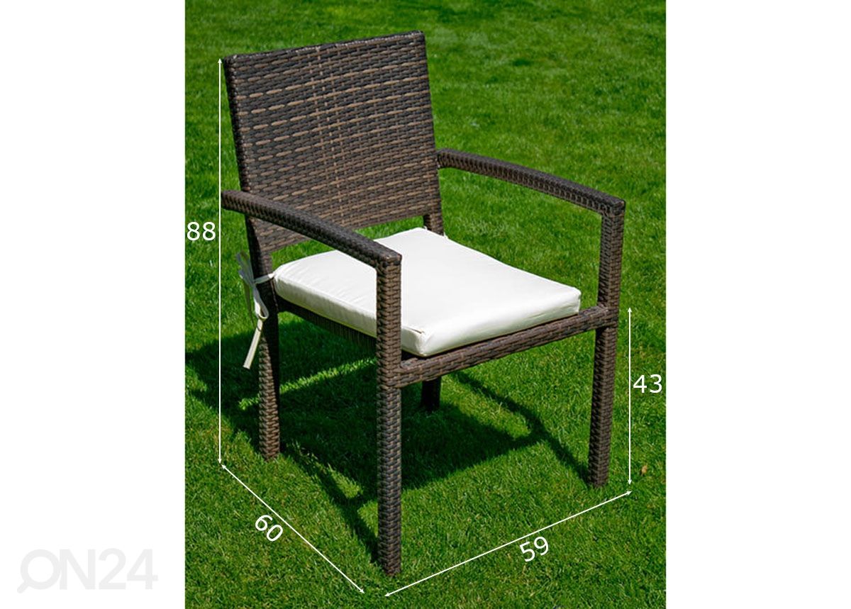 Садовый стул Adorazione, 4 шт увеличить размеры