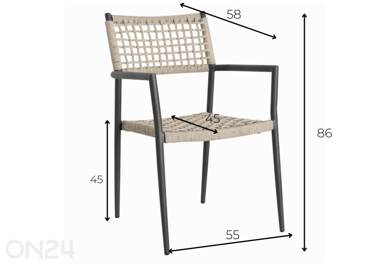 Садовый стул Beya увеличить размеры
