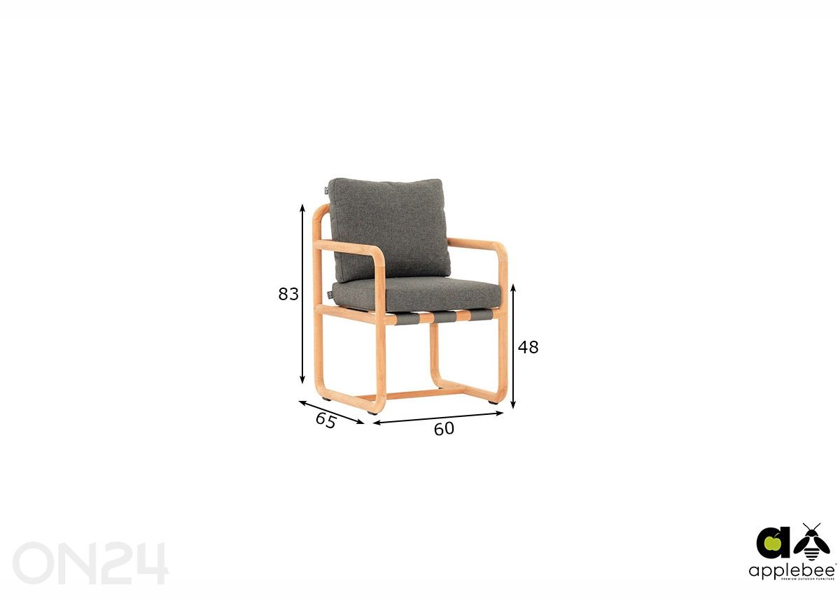 Садовый стул Dolce увеличить размеры