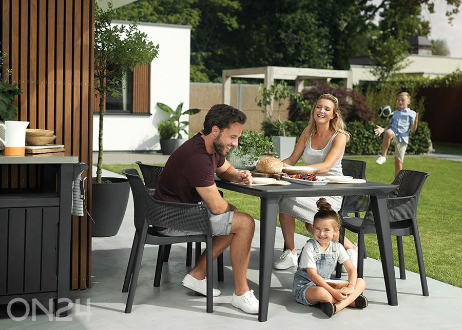 Садовый стул Keter Elisa, графит увеличить