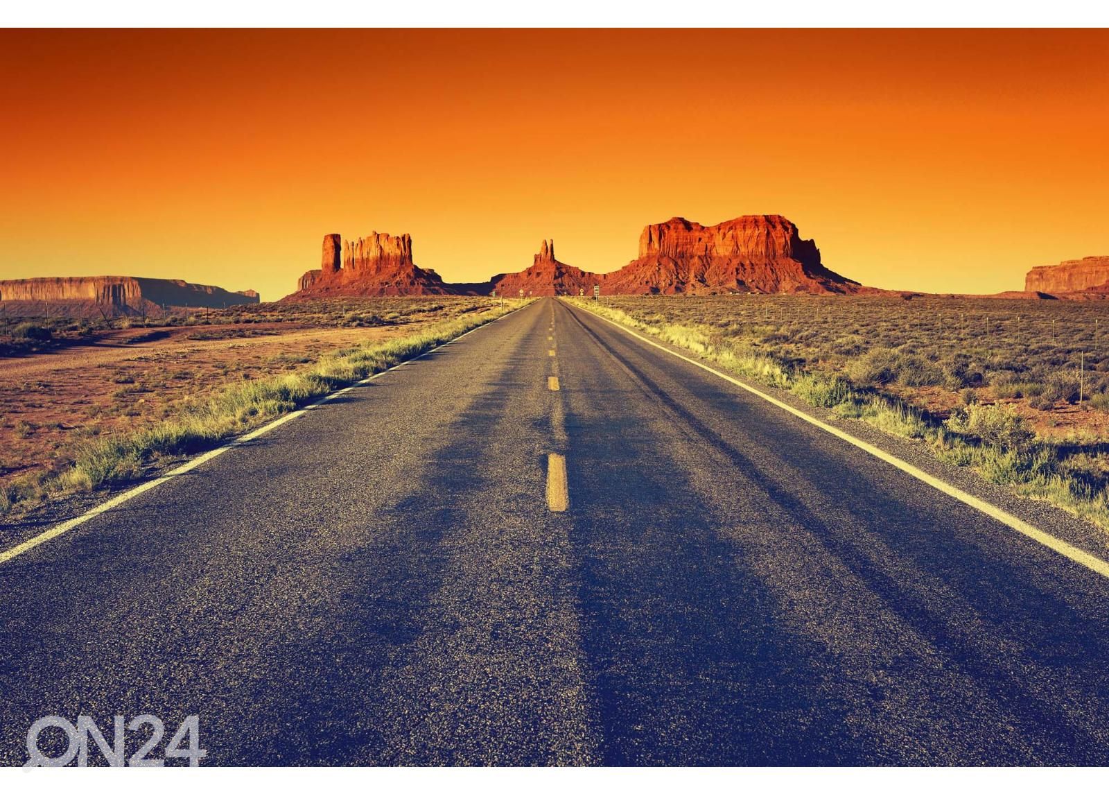 Самоклеящиеся фотообои Road To Monument Valley увеличить