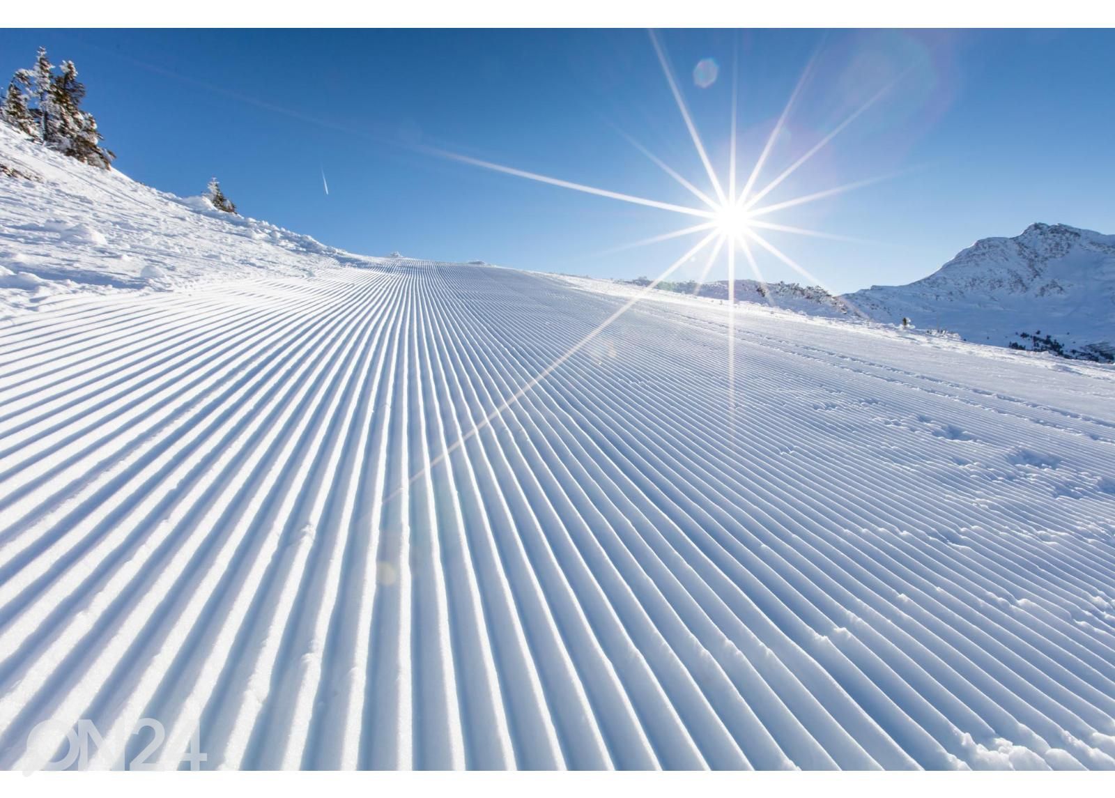 Самоклеящиеся фотообои Ski Slope And Sunny Day увеличить