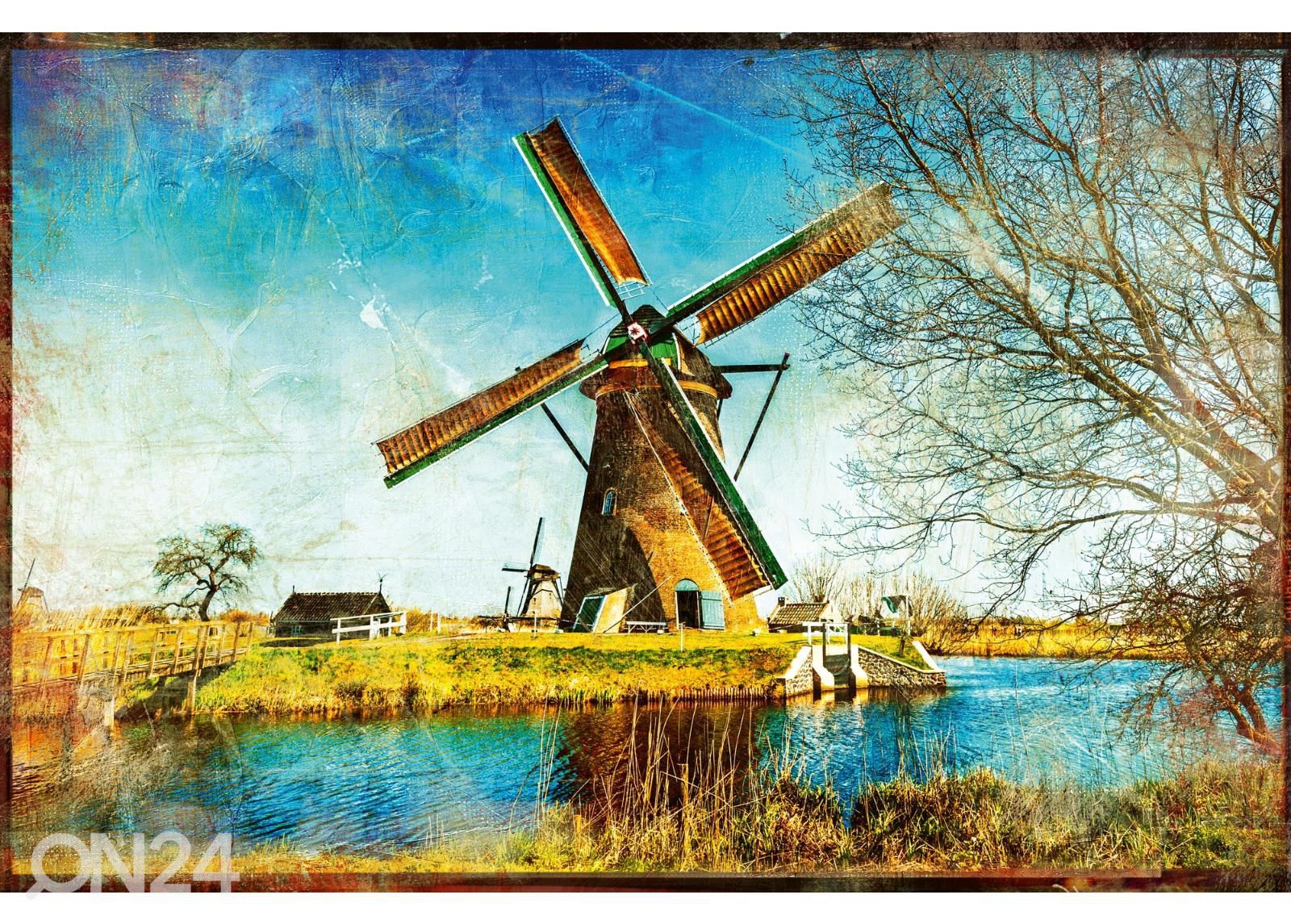 Самоклеящиеся фотообои Windmills Of Holland увеличить
