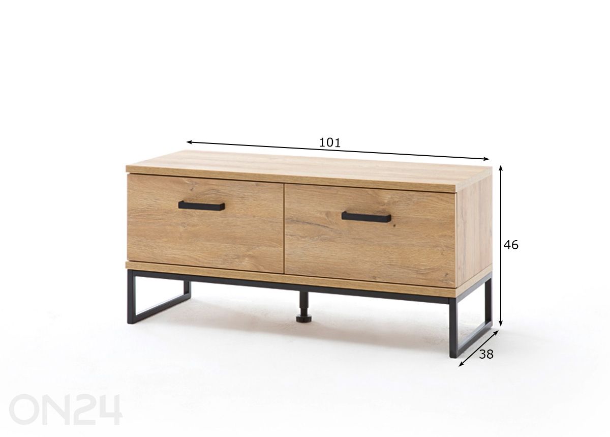 Скамья в прихожую Toledo увеличить размеры