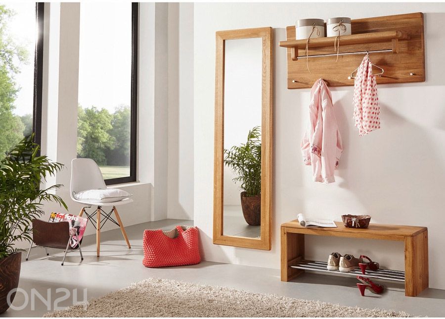 Скамья из массива дуба Dan увеличить