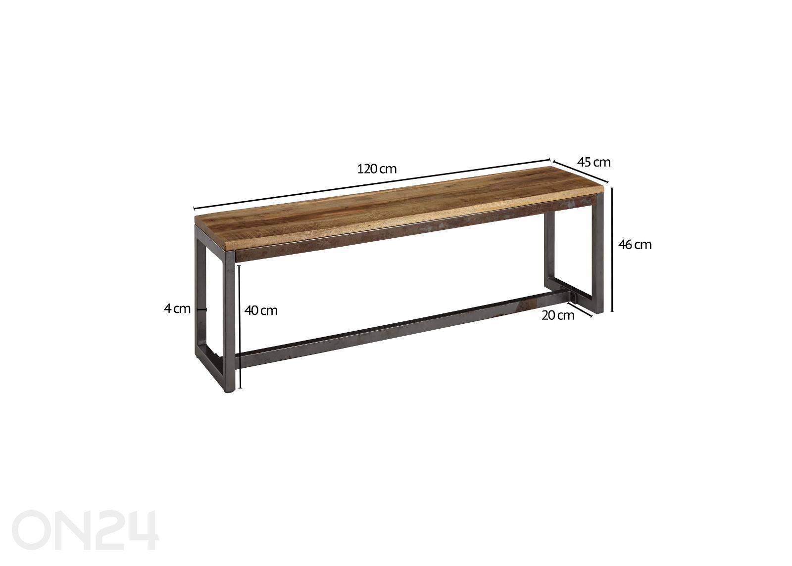 Скамья 45x120 см увеличить размеры