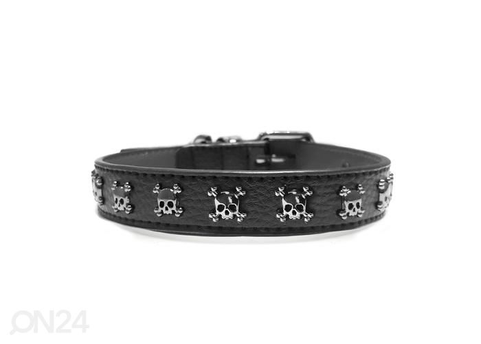Собачий ошейник calavera 40x2 см кожаный увеличить