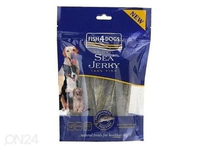 Собачя вкусняжка sea jerky skinny strips 100 г увеличить