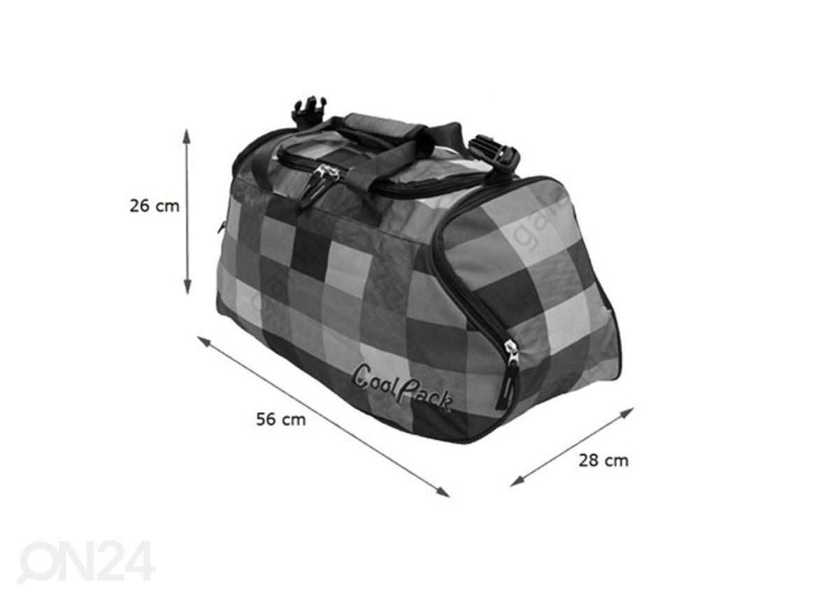 Спортивная сумка CoolPack Runner 004 26x56x28 cm увеличить размеры