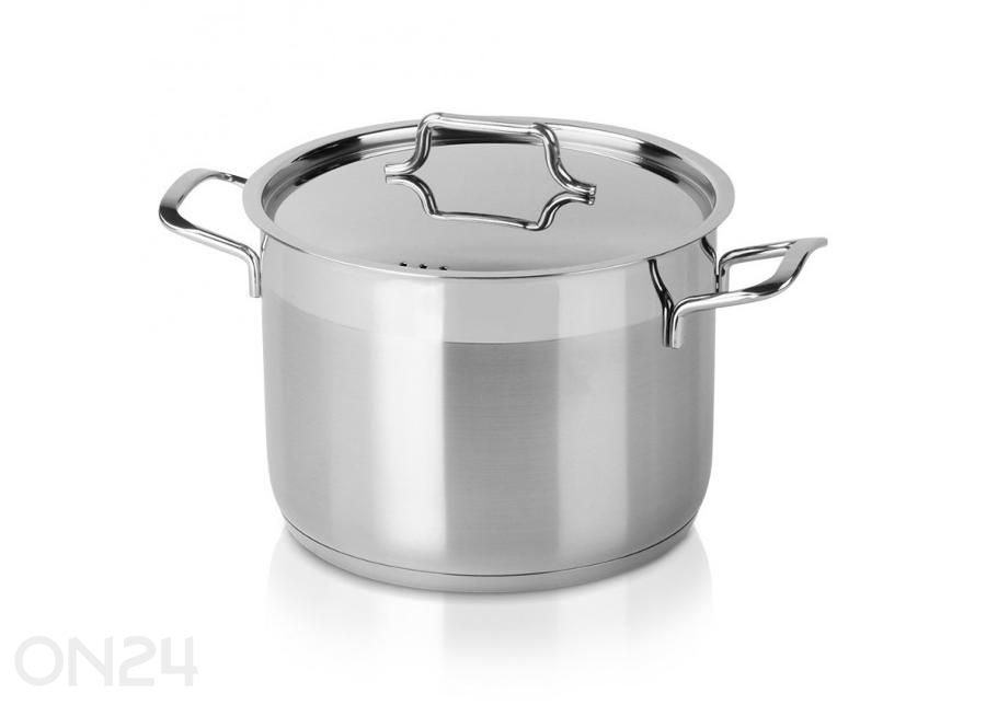 Стальная кастрюля с крышкой Anett, диаметр 20 см, объем 4,6 л увеличить
