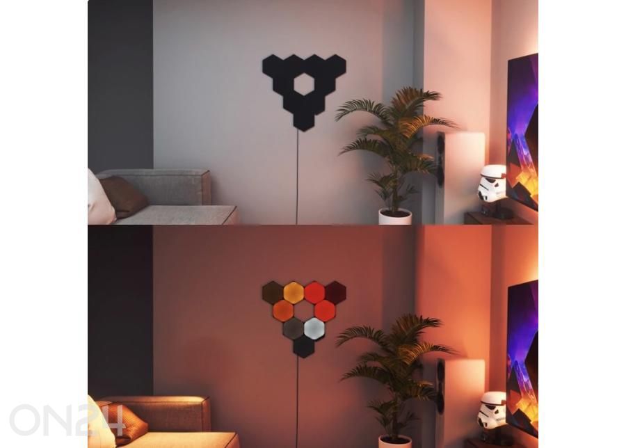 Стартовый набор Nanoleaf Shapes Black Hexagons (9 панелей), черный увеличить