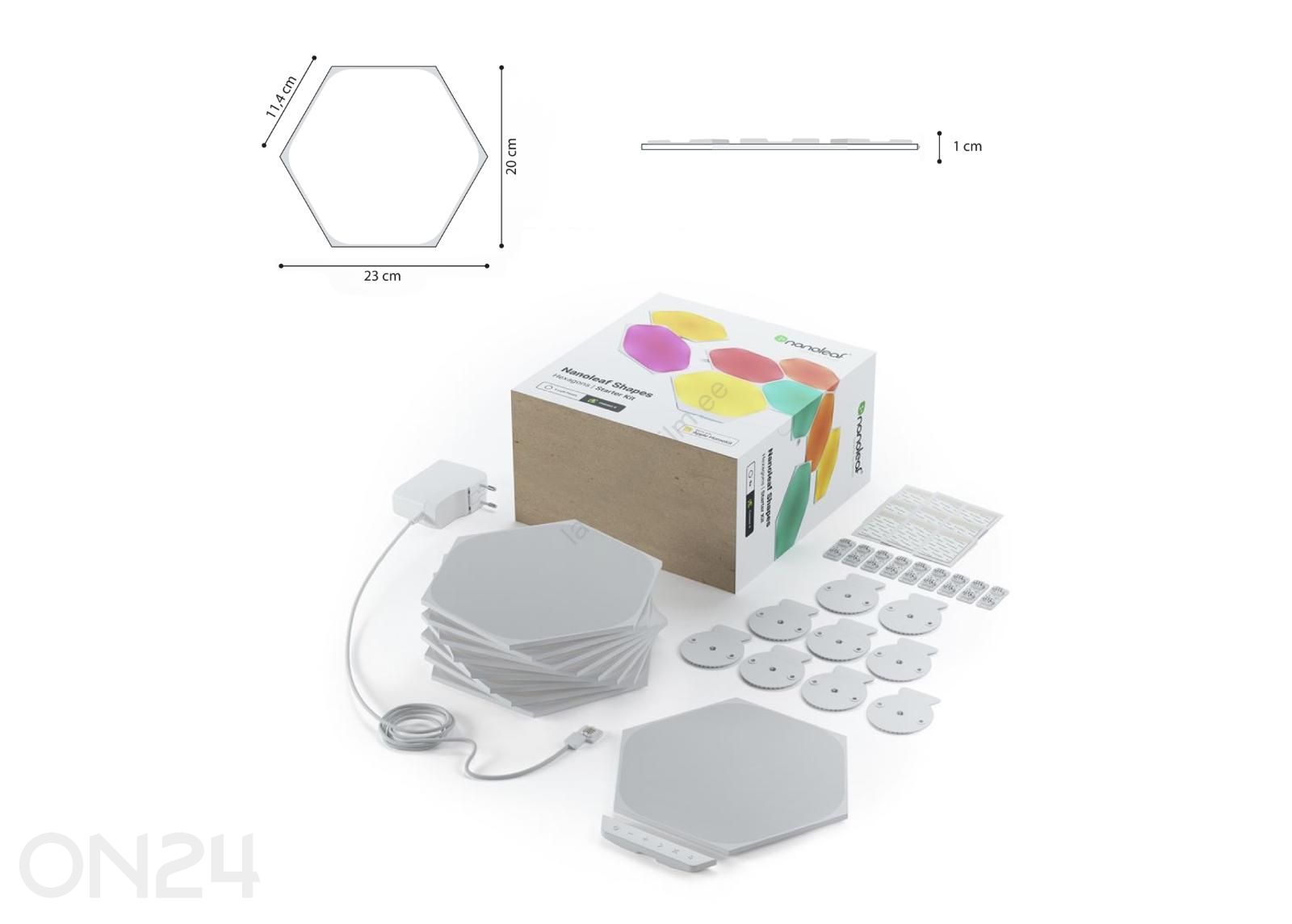 Стартовый набор Nanoleaf Shapes Hexagons (9 панелей) увеличить размеры