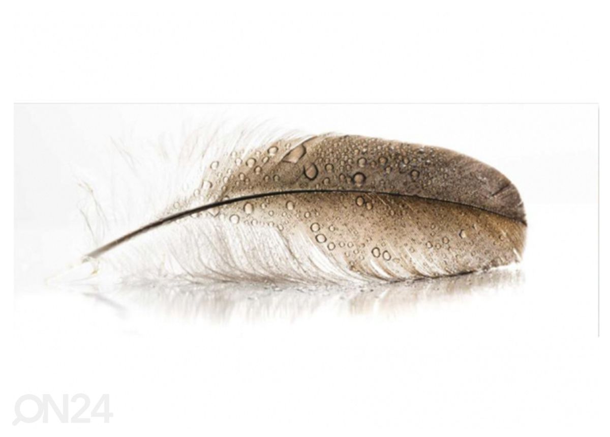 Стеклянная картина Feather 125x50 см увеличить