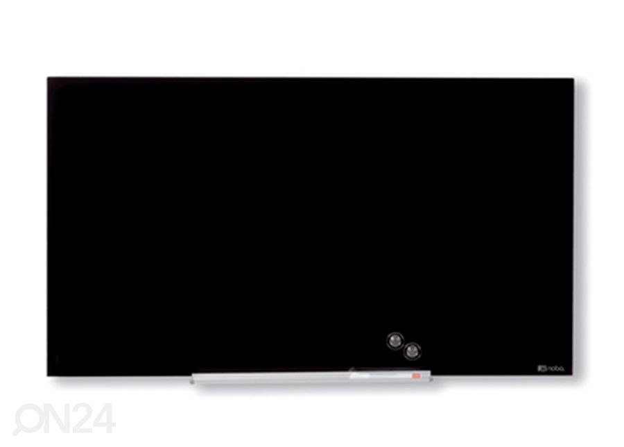 Стеклянная магнитная доска Nobo diamond 85" (широкий экран, чёрный) 188x106 cm увеличить
